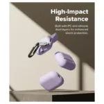 Θήκη Σιλικόνης Ringke Apple AirPods Pro 3 (2025) Ανοιχτό Μωβ | Shopin.gr