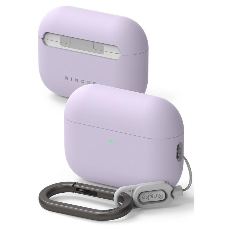 Θήκη Σιλικόνης Ringke Apple AirPods Pro 3 (2025) Ανοιχτό Μωβ | Shopin.gr