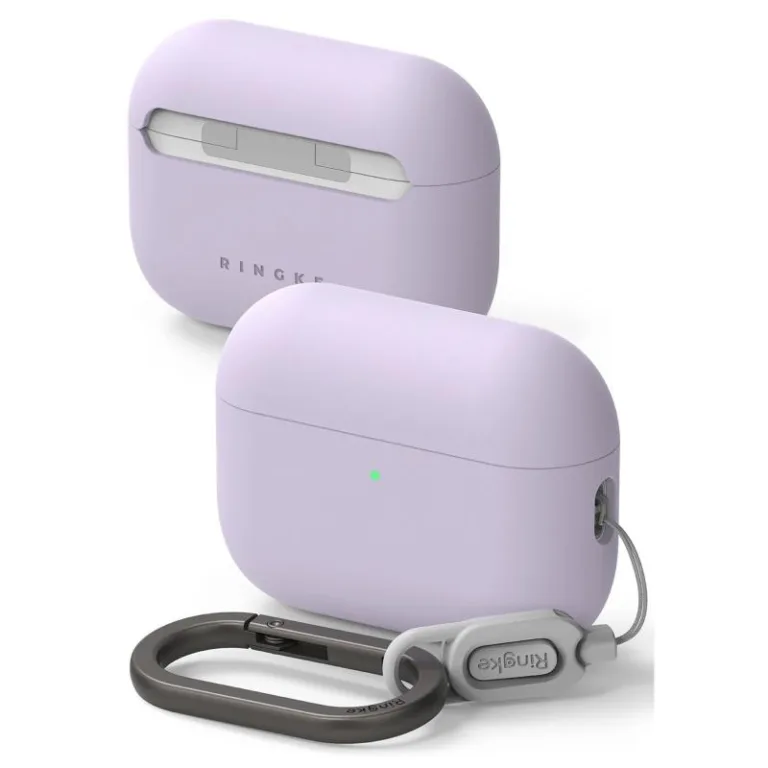 Θήκη Σιλικόνης Ringke Apple AirPods Pro 3 (2025) Ανοιχτό Μωβ | Shopin.gr