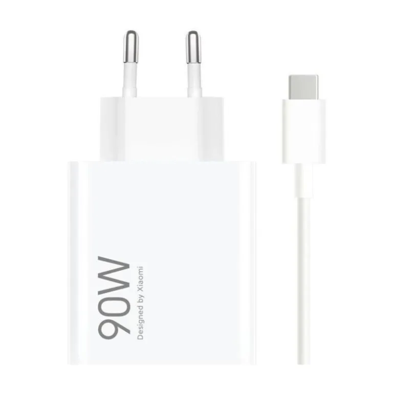 Φορτιστής Ταξιδίου Ταχείας Φόρτισης Xiaomi HyperCharge Combo με Έξοδο USB A 90W & Καλώδιο USB C 1m Λευκό | Shopin.gr