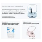 True Wireless Ακουστικά Bluetooth Xiaomi Redmi Buds 6 Active Ροζ | Shopin.gr