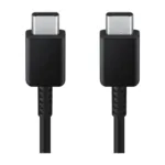 Καλώδιο Σύνδεσης USB 2.0 Samsung EP-DX310JBEG USB C σε USB C 3A 1.8m Μαύρο | Shopin.gr