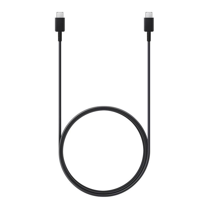 Καλώδιο Σύνδεσης USB 2.0 Samsung EP-DX510JBEG USB C σε USB C 5A 1.8m Μαύρο | Shopin.gr