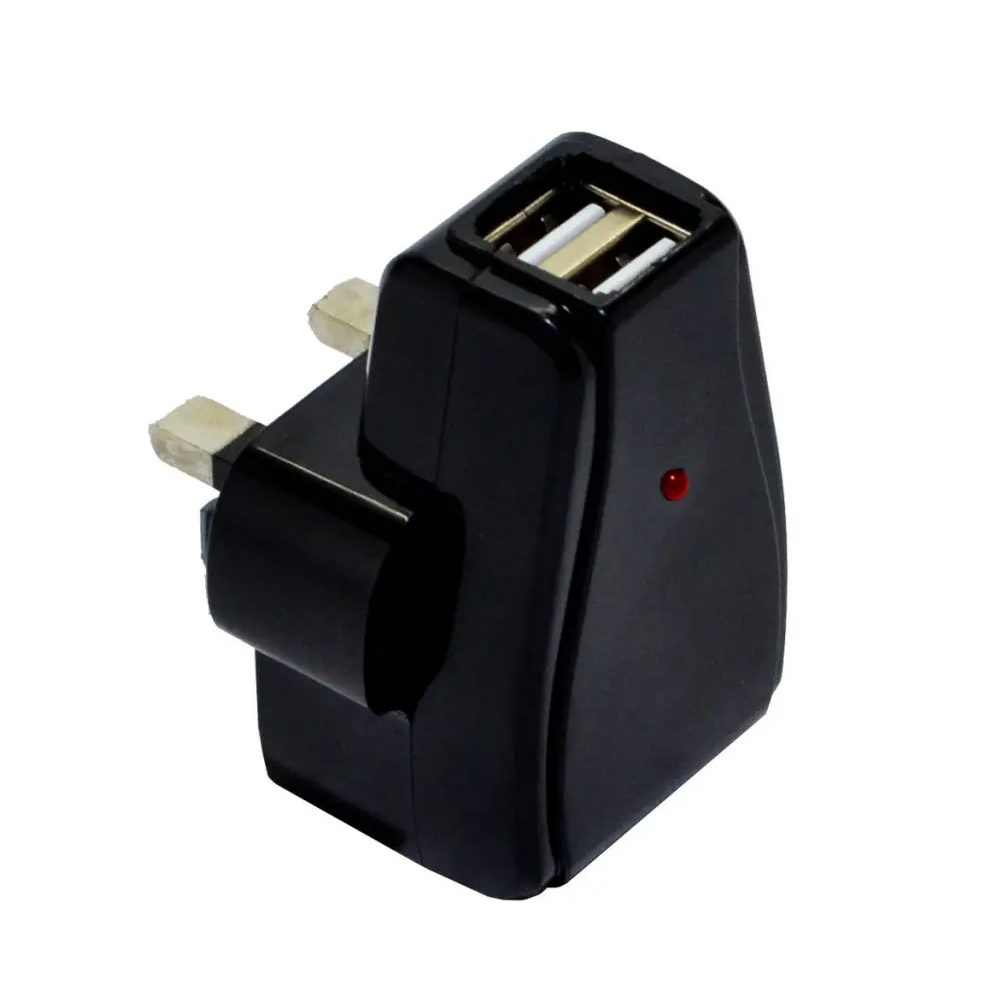 Φορτιστής Ταξιδίου Ancus Dual USB 5V 1000 mAh για Αγγλική Πρίζα (3-Pin) | Φορτιστές - shopin.gr