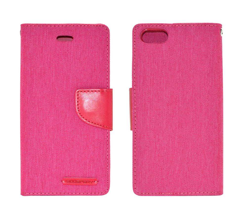 Θήκη Book Goospery Canvas Diary για Apple iPhone 6/6S Ρόζ by Mercury | Θήκες - shopin.gr