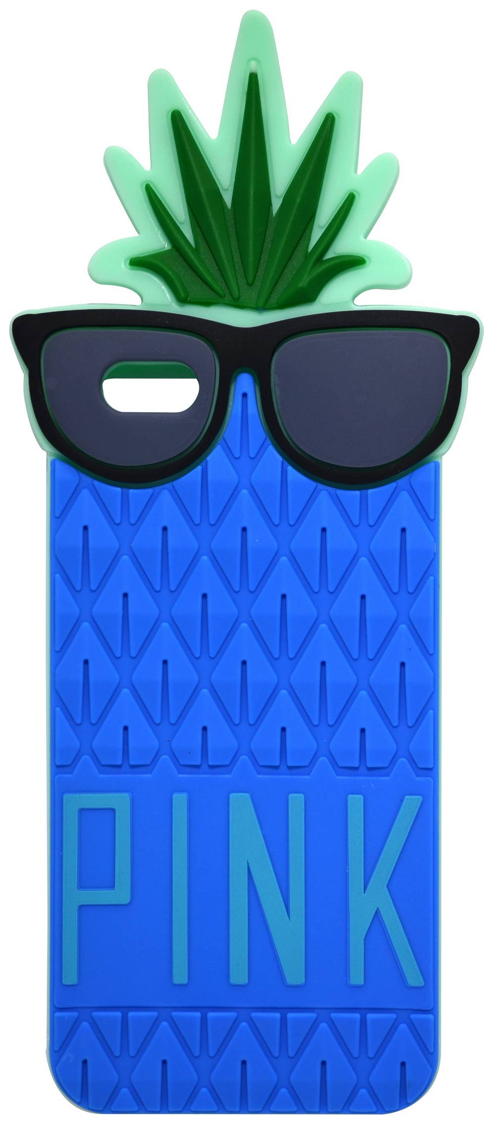 Θήκη Σιλικόνης Ancus Pineapple για Apple iPhone 6 Plus/6S Plus Μπλέ | Θήκες - shopin.gr