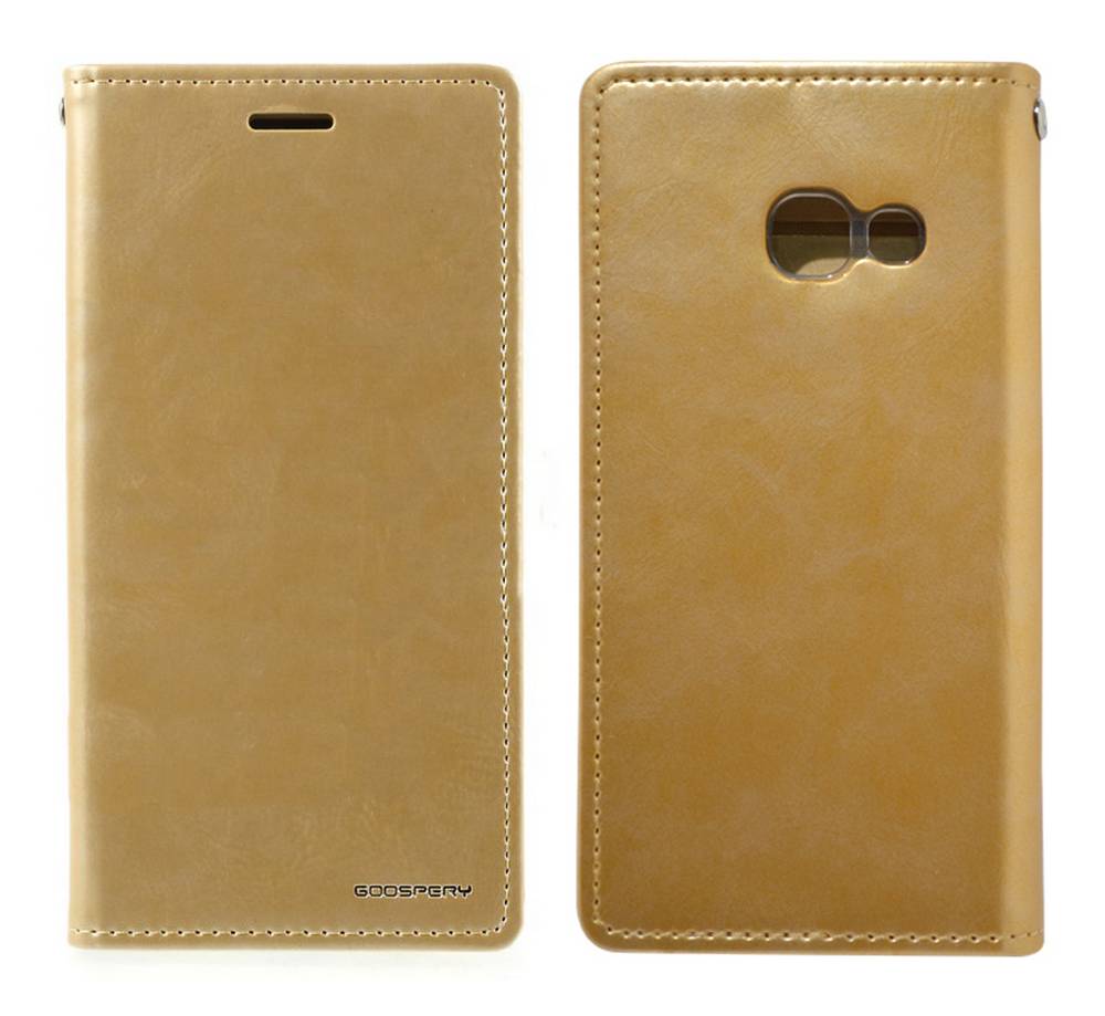 Θήκη Book Goospery Blue Moon Flip για Samsung SM-A320F Galaxy A3 (2017) Χρυσαφί by Mercury | Θήκες - shopin.gr