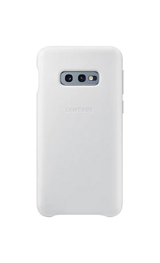 Θήκη Faceplate Samsung Leather Cover EF-VG970LWEGWW για SM-G970F Galaxy S10e Λευκή | Θήκες - shopin.gr