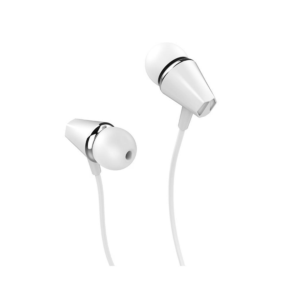 Hands Free Hoco M34 Earphones Stereo 3.5mm Λευκό με Μικρόφωνο και Πλήκτρο Λειτουργίας | Hands Free - shopin.gr