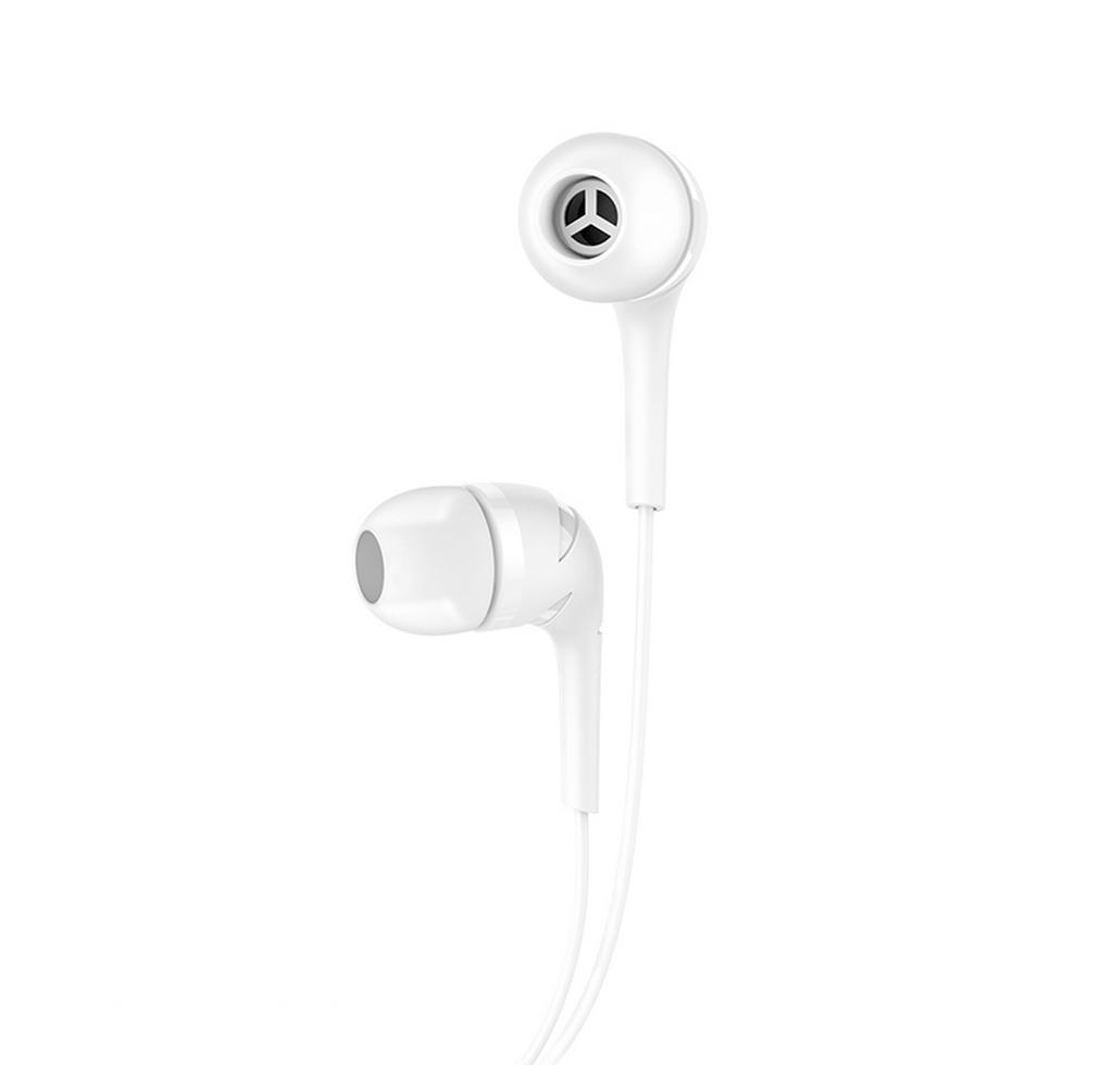 Hands Free Hoco M40 Prosody Earphones Stereo 3.5mm Λευκά με Μικρόφωνο και Πλήκτρο Λειτουργίας | Hands Free - shopin.gr