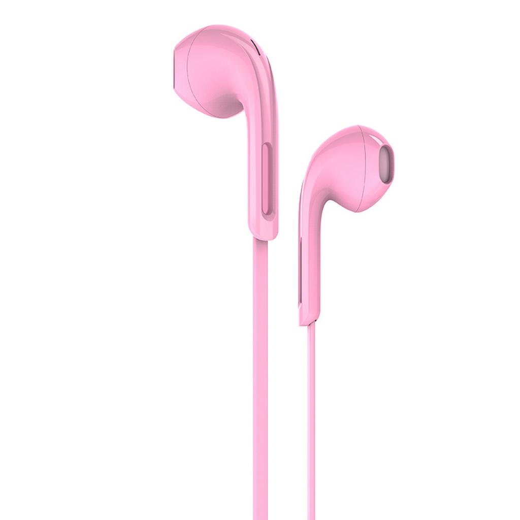 Hands Free Hoco M39 Rhyme Sound Earphones Stereo 3.5mm Ροζ με Μικρόφωνο και Πλήκτρο Λειτουργίας | Hands Free - shopin.gr