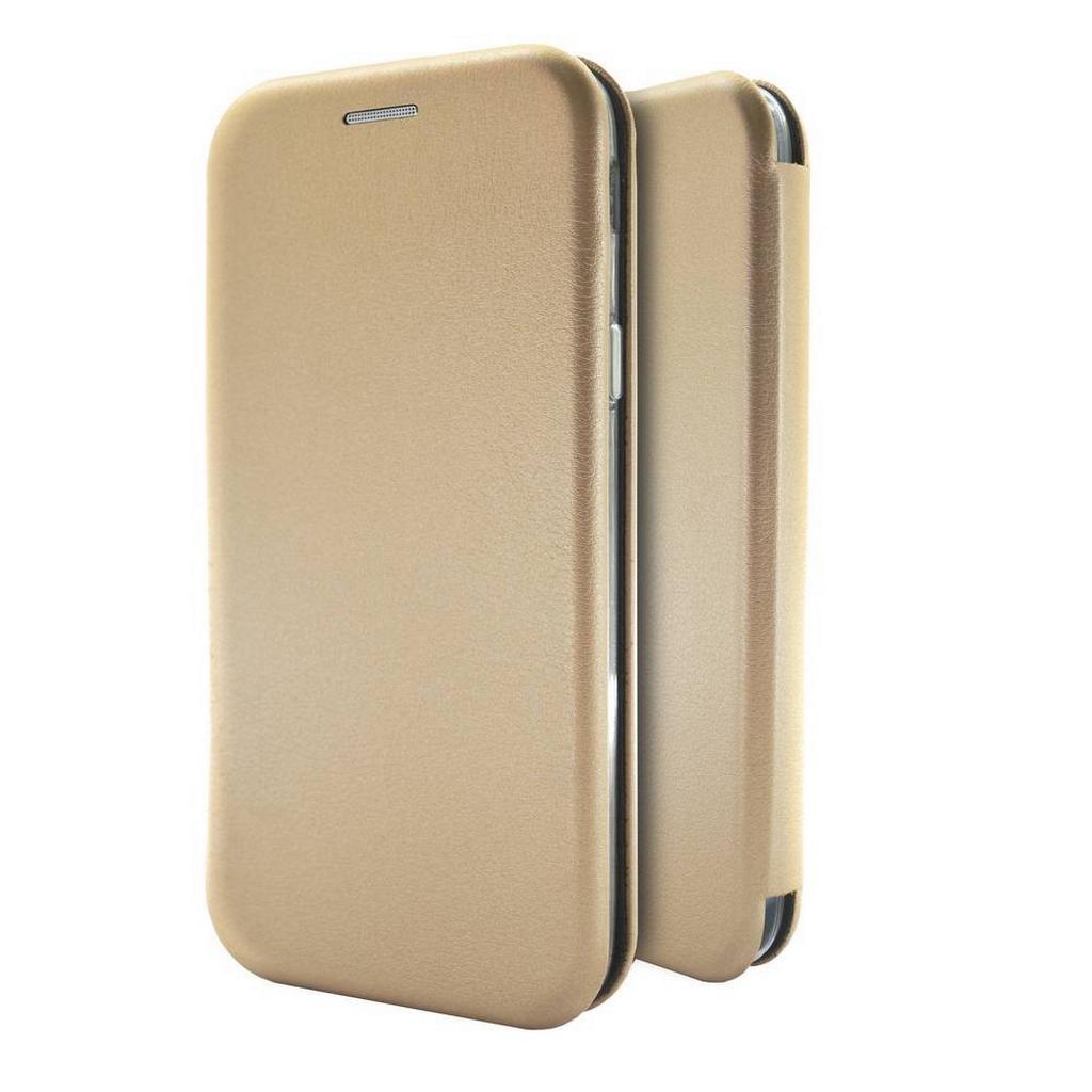 Θήκη Book Ancus Magnetic Curve για Apple iPhone 11 Pro TPU Χρυσαφί | Θήκες - shopin.gr