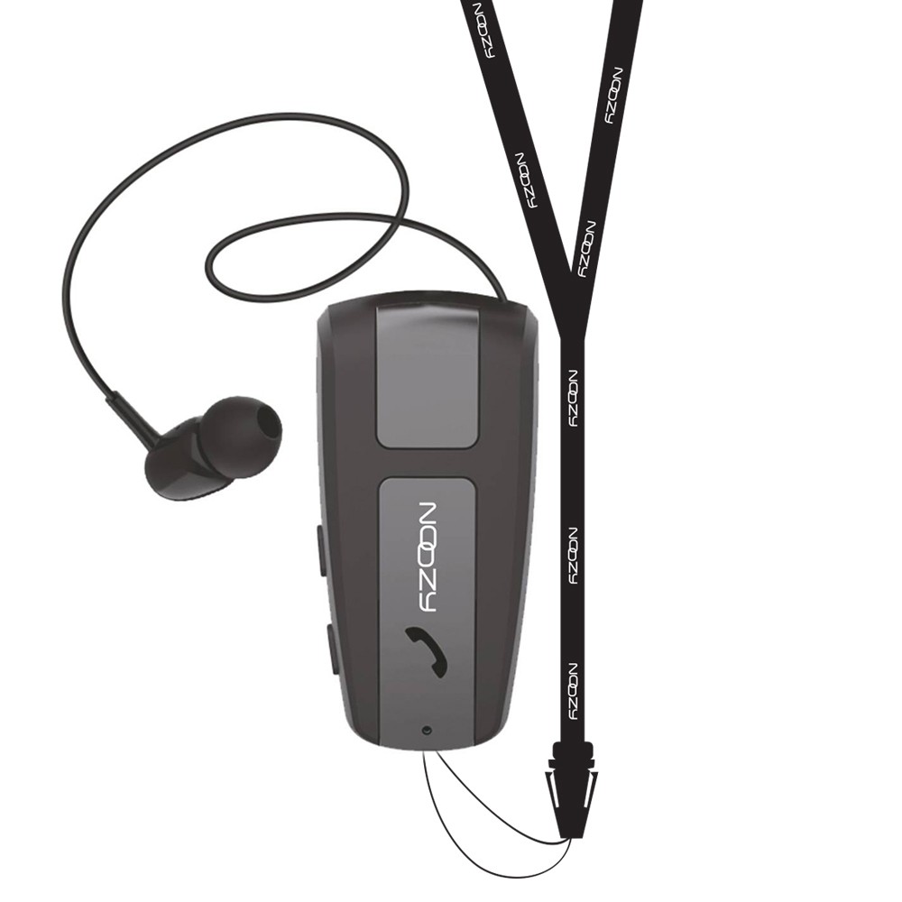 Bluetooth Hands Free Noozy Roller BH68 V.5.0 με Δόνηση και Strap Λαιμού Multi Pairing Μαύρο | Bluetooth - shopin.gr