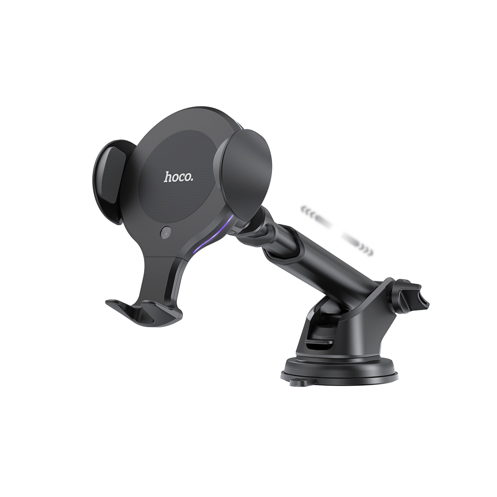 Βάση Στήριξης Αυτοκινήτου και Αεραγωγού Hoco CA60 Aspiring με Fast Wireless Charger 10W και Επεκτεινόμενο Βραχίονα Μαύρη | Βάσεις Στήριξης - shopin.gr