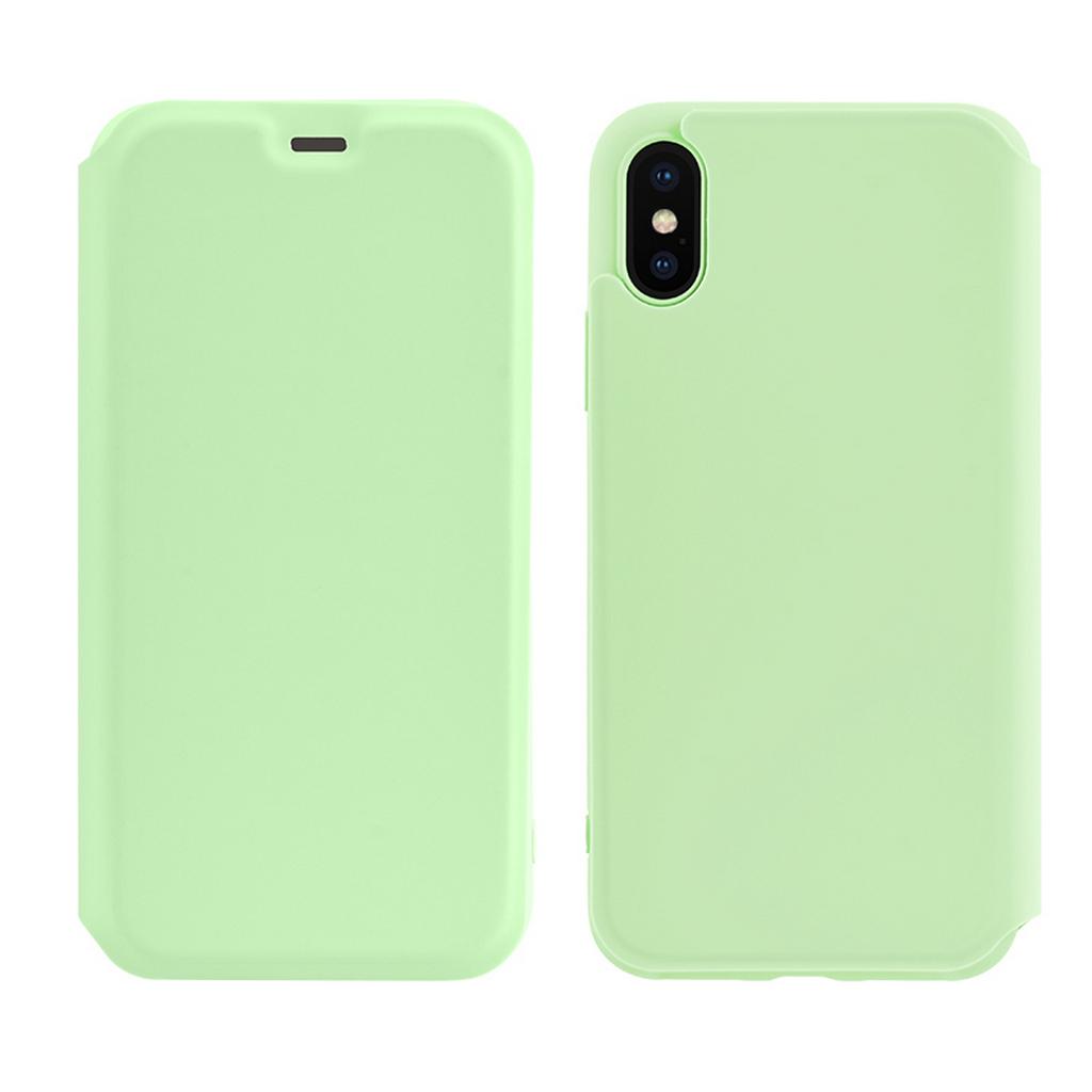 Θήκη Hoco Colorful Series Liquid Silicone για Apple iPhone XS Max Πράσινο | Θήκες - shopin.gr