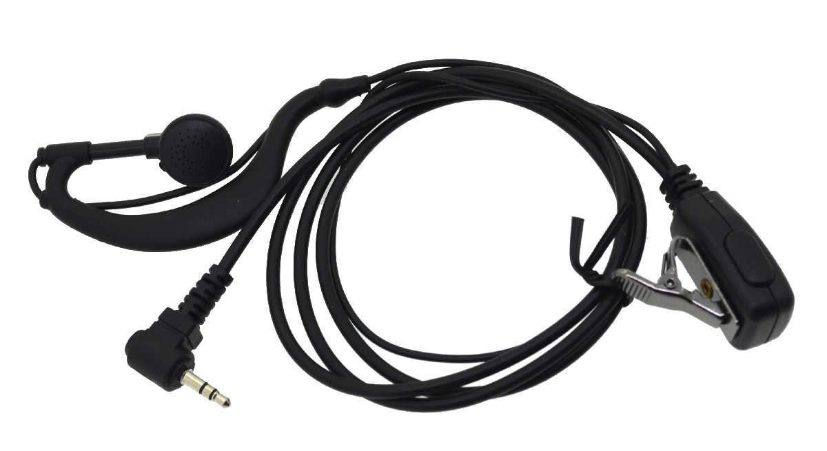 Hands Free Mono Ancus HiConnect 2.5mm με πλήκτρο απάντησης για Walkie Talkie Μαύρο Bulk | Walkie Talkie Hands Free - shopin.gr