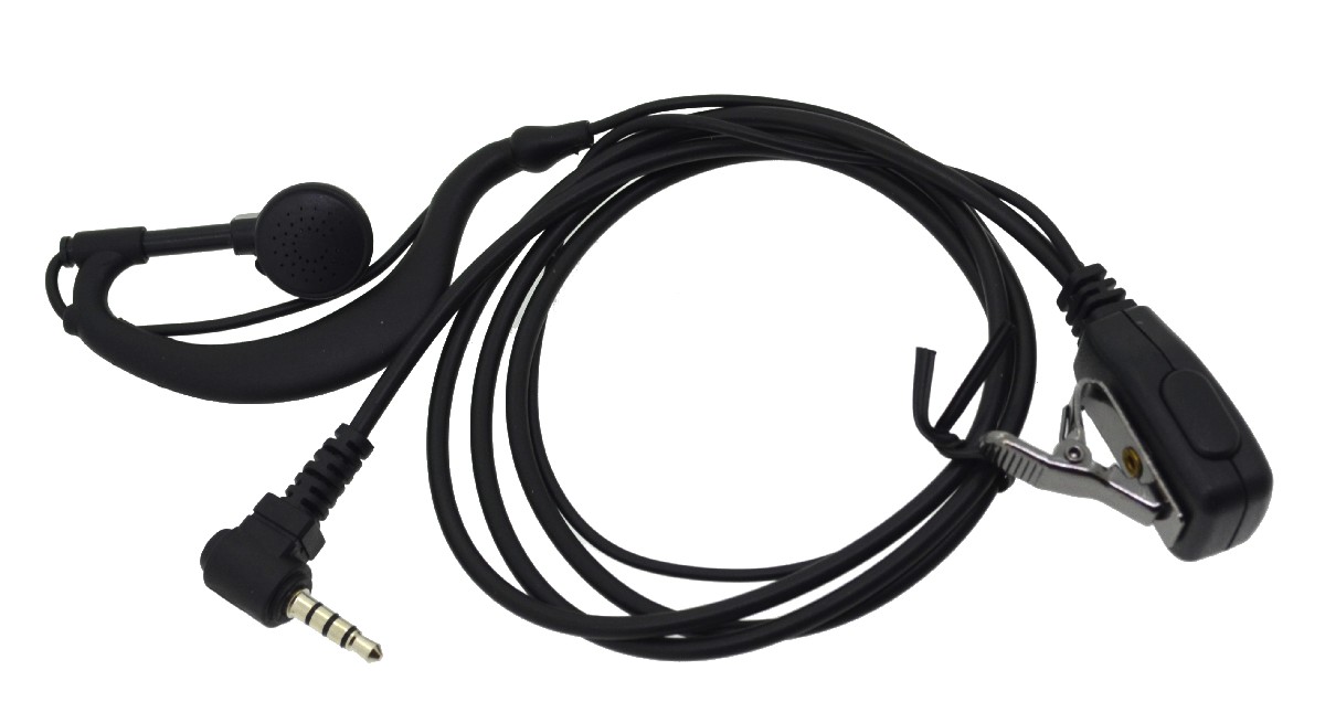 Hands Free Mono Ancus HiConnect 3.5mm με πλήκτρο απάντησης για Walkie Talkie Μαύρο Bulk | Walkie Talkie Hands Free - shopin.gr