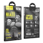 Tempered Glass Hoco 0.33mm Flash Attach Full Silk Screen HD για Apple iPhone 12 Mini Μαύρο | Προστασία Οθόνης - shopin.gr
