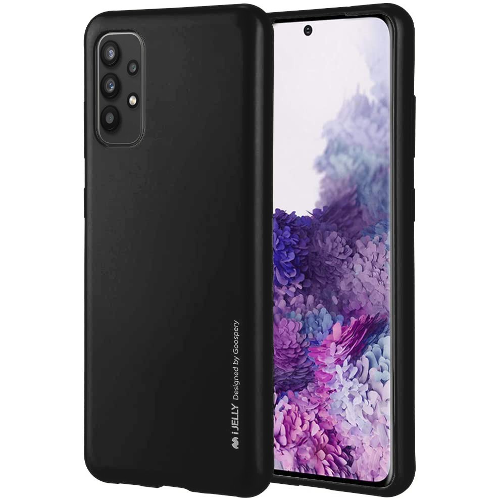 Θήκη Goospery iJelly Metal για Samsung SM-A325F Galaxy A32 4G Μαύρο | Θήκες - shopin.gr