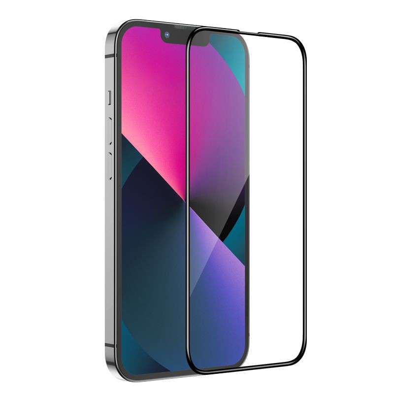 Tempered Glass Hoco A12 Plus Nano 3D Full Screen Edges Protection 9H για Apple iPhone 13 mini  με Μαύρο Περίγραμμα | Προστασία Οθόνης - shopin.gr