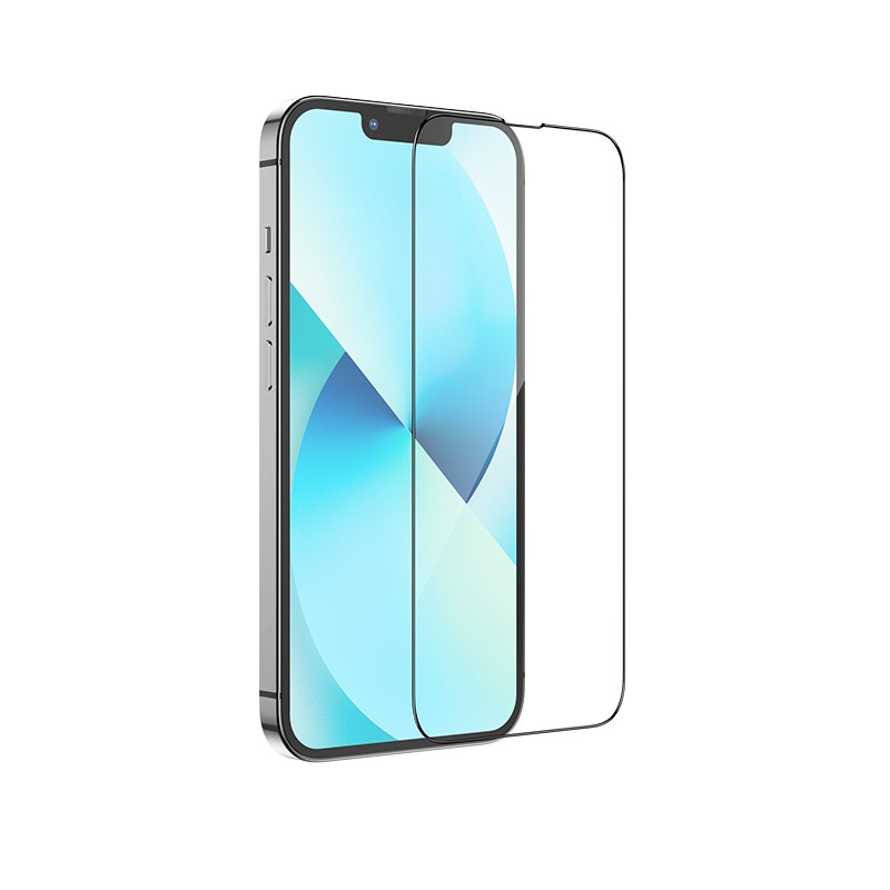 Tempered Glass Hoco A27 Anti-Static Dustproof 0.33mm 2.5D για Apple iPhone 13 mini  Μαύρο | Προστασία Οθόνης - shopin.gr