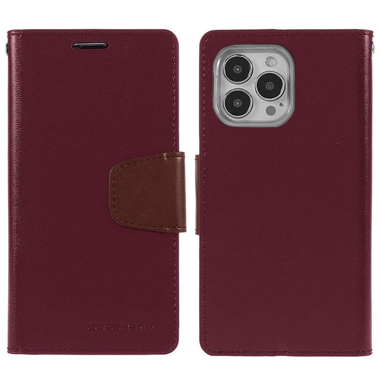 Θήκη Book Goospery Sonata Diary Case για Apple iPhone 13 Pro Max Μπορντώ | Θήκες - shopin.gr
