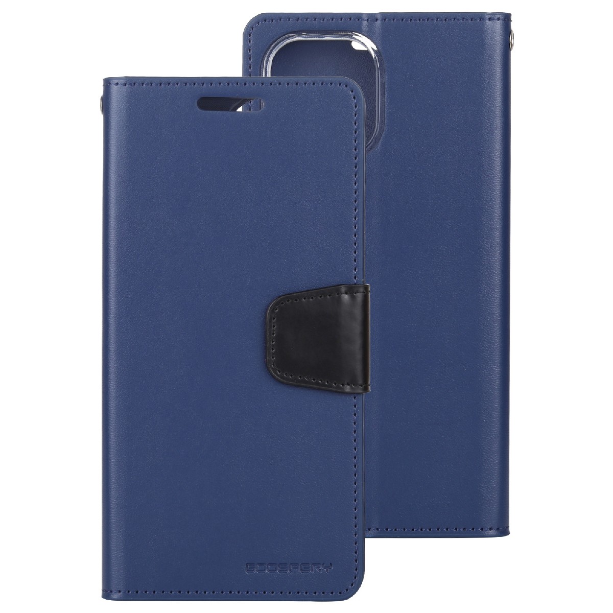 Θήκη Book Goospery Sonata Diary Case για Apple iPhone 12 Pro Max Μπλέ-Μαύρο | Θήκες - shopin.gr