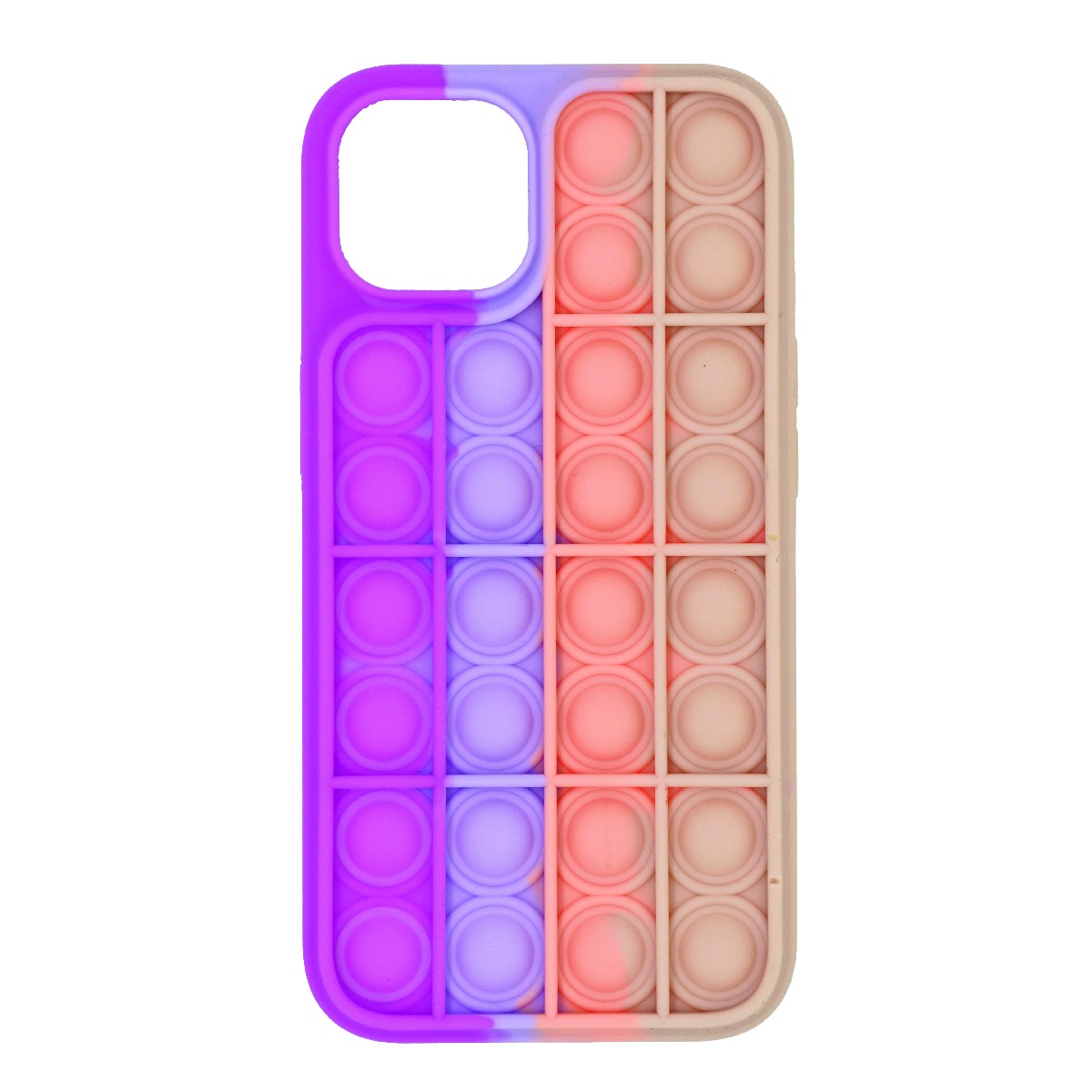 Θήκη Ancus TPU Pop It για Apple iPhone 13/ iPhone 14 Μώβ Λιλά Ρόζ Μπέζ | Θήκες - shopin.gr