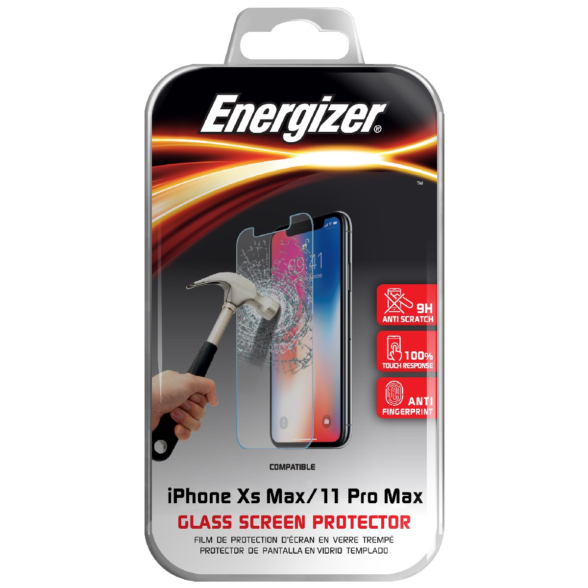 Tempered Glass Energizer 0.33mm για Apple iPhone  Xs Max 11 Pro Max | Προστασία Οθόνης - shopin.gr