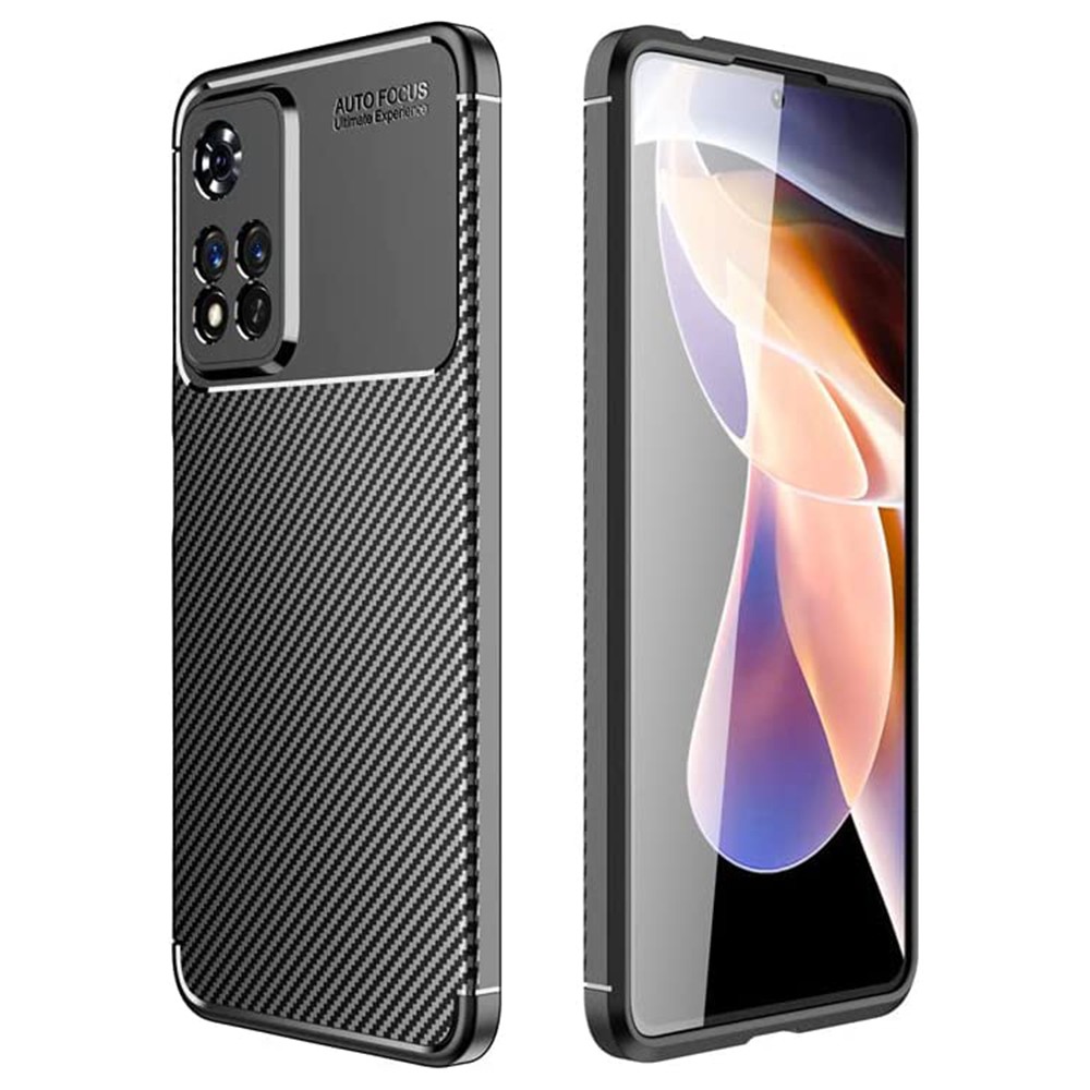 Θήκη Ancus AutoFocus Carbon Fiber για Xiaomi Poco X4 Μαύρη | Θήκες - shopin.gr