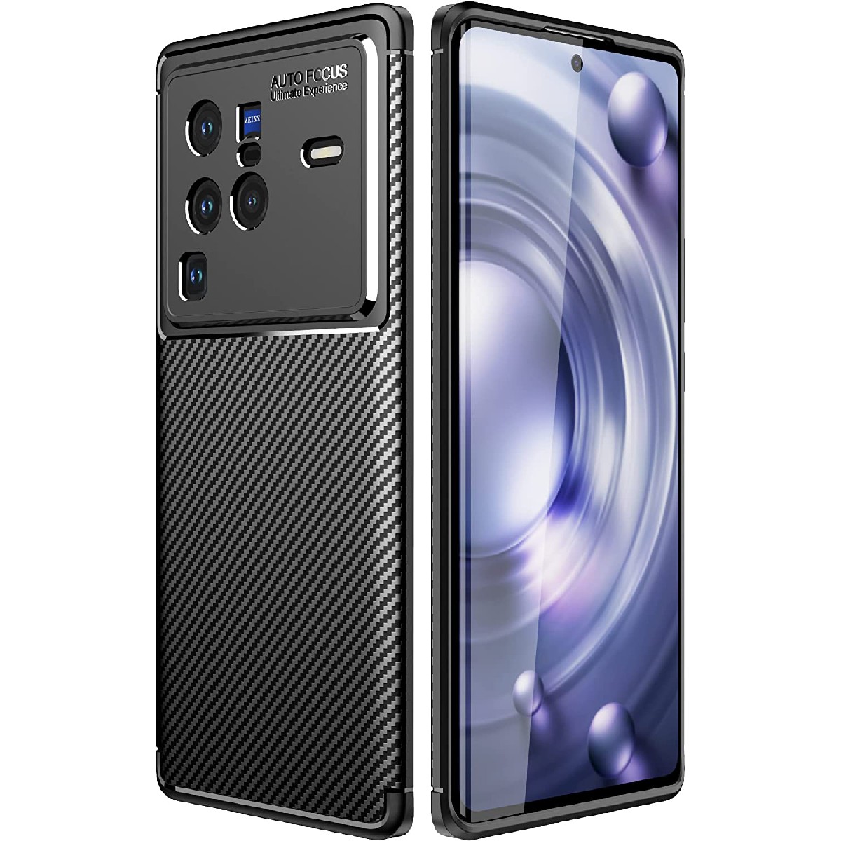 Θήκη Ancus AutoFocus Carbon Fiber για Vivo X80 Μαύρη | Θήκες - shopin.gr