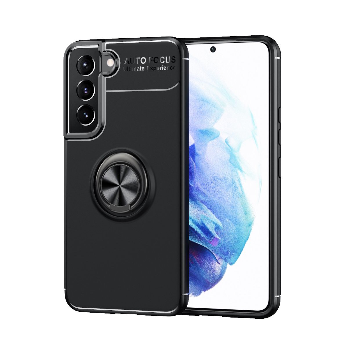 Θήκη Ancus Autofocus Shockproof με Ring Holder για Samsung SM-S901 Galaxy S22 5G Μαύρη | Θήκες - shopin.gr