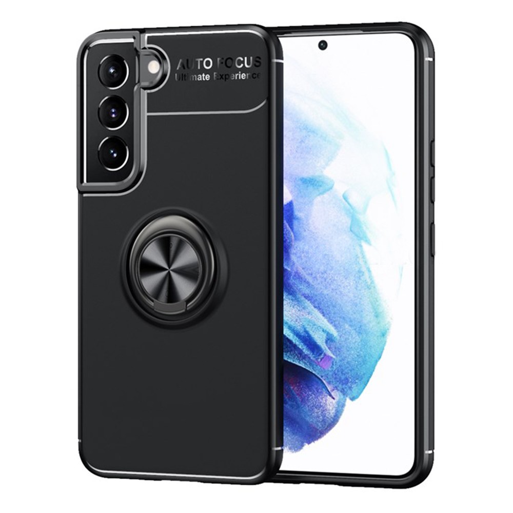 Θήκη Ancus Autofocus Shockproof με Ring Holder για Samsung SM-S906 Galaxy S22+ 5G Μαύρη | Θήκες - shopin.gr
