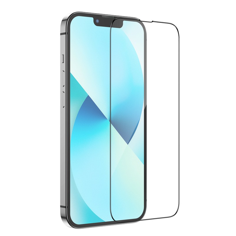 Tempered Glass Hoco G8 3D Full Screen Fine Edge Anti-Fall για Apple iPhone 13 mini Μαύρο | Προστασία Οθόνης - shopin.gr