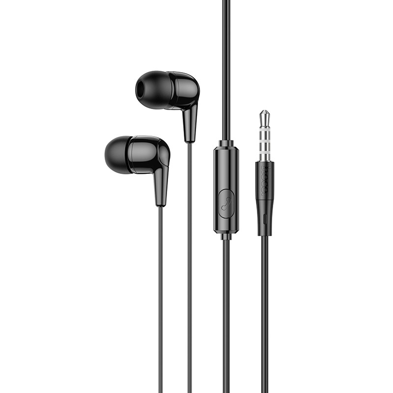 Hands Free Hoco M97 Enjoy Earphones Stereo 3.5mm με Μικρόφωνο και Πλήκτρο Λειτουργίας Μαύρα | Hands Free - shopin.gr