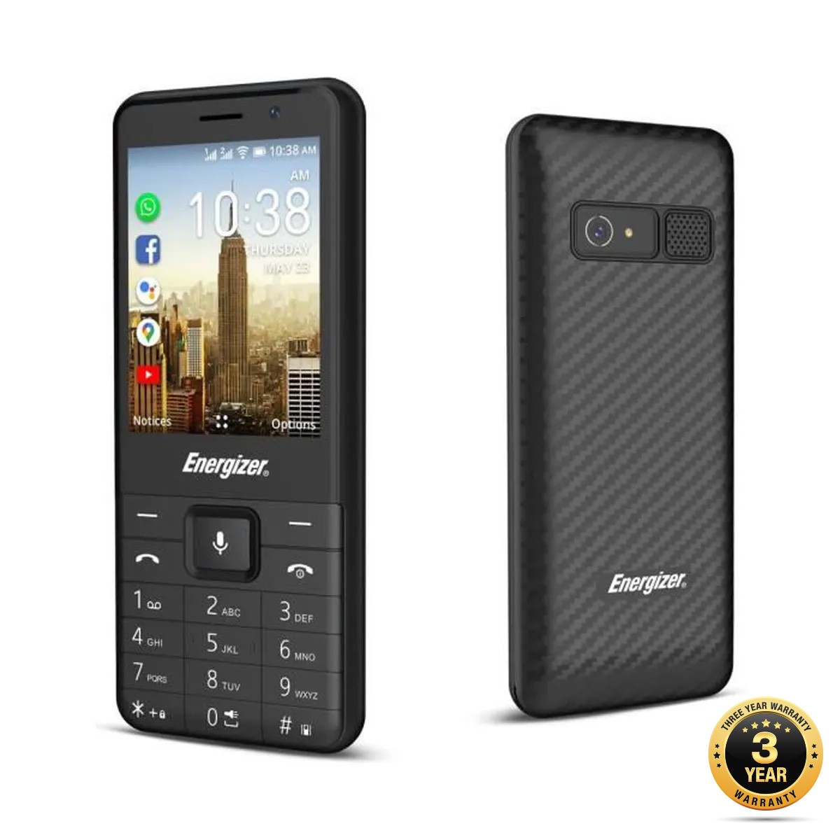 Energizer Energy E280S 512MB/4GB Dual Sim 4G 2.8" KaiOS 3000mAh Bluetooth Camera Μαύρο 3 Χρόνια Εγγύηση | Κινητά απλής χρήσης - shopin.gr