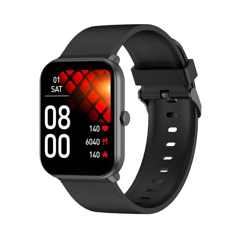 Maxcom Smartwatch Fit FW36 Aurum SE 220mAh Μαύρο Silicon Band | Smartwatches - shopin.gr