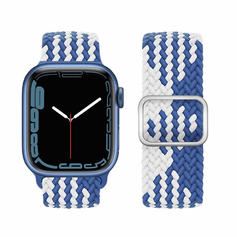 Watchband Hoco WA05 Jane Eyre 38/40/41mm από Nylon για Apple Watch 1/2/3/4/5/6/7/8/SE Z Pattern Blue-White | Αξεσουάρ Wearables - shopin.gr