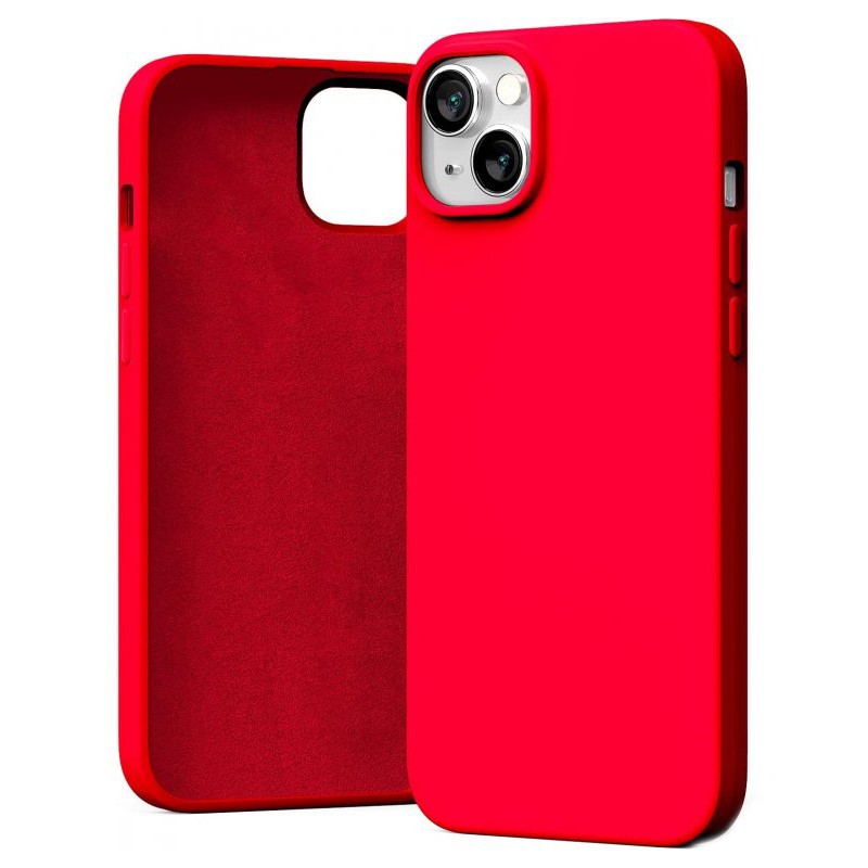 Θήκη Goospery Silicone για Apple iPhone 14 Plus Κόκκινο | Θήκες - shopin.gr