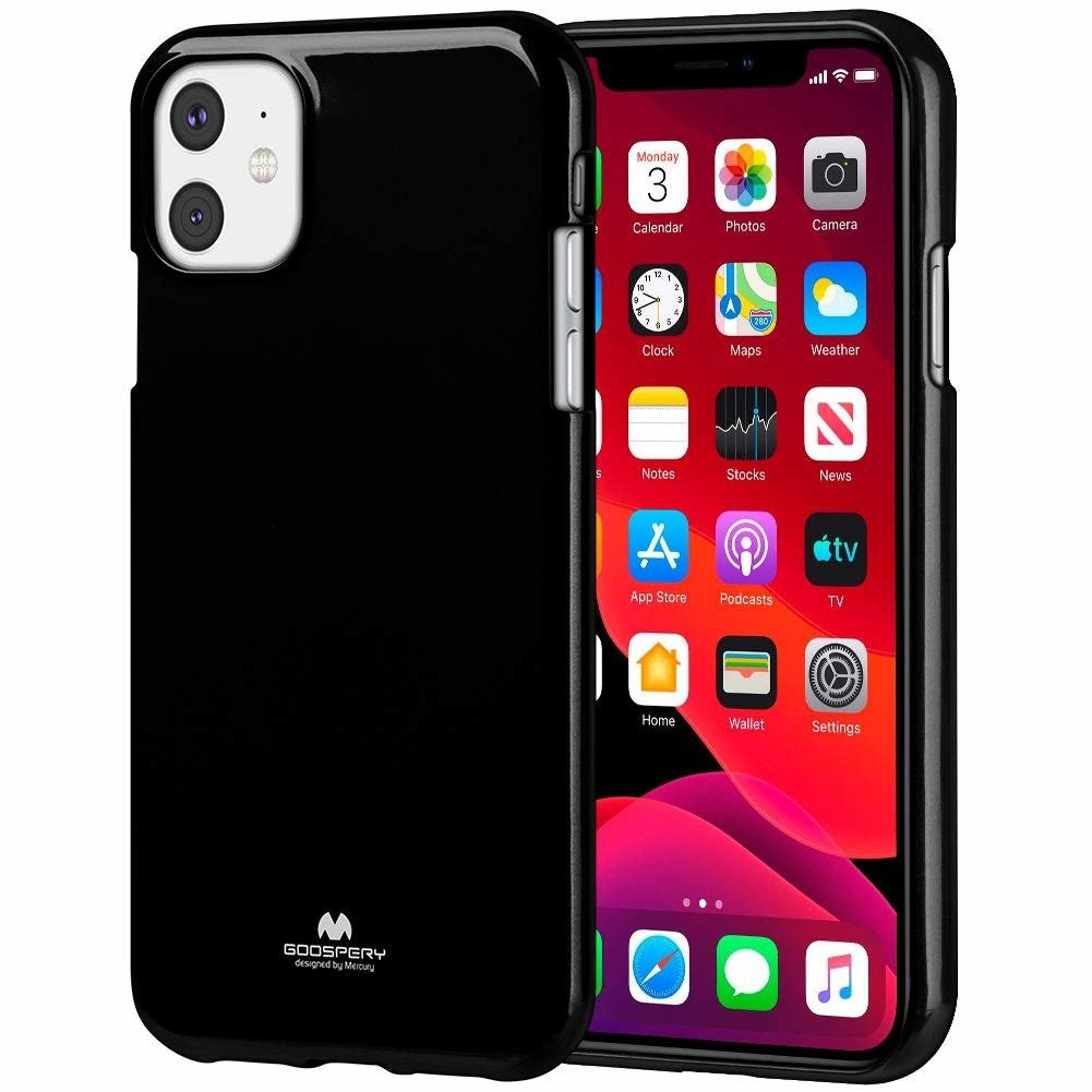 Θήκη Jelly Goospery για Apple iPhone 11 Pro Max Μαύρο | Θήκες - shopin.gr