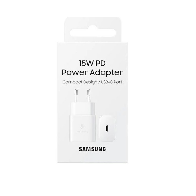 Φορτιστής Ταξιδίου Samsung Fast Charging EP-T1510NWEGEU 15W Λευκός | Φορτιστές - shopin.gr