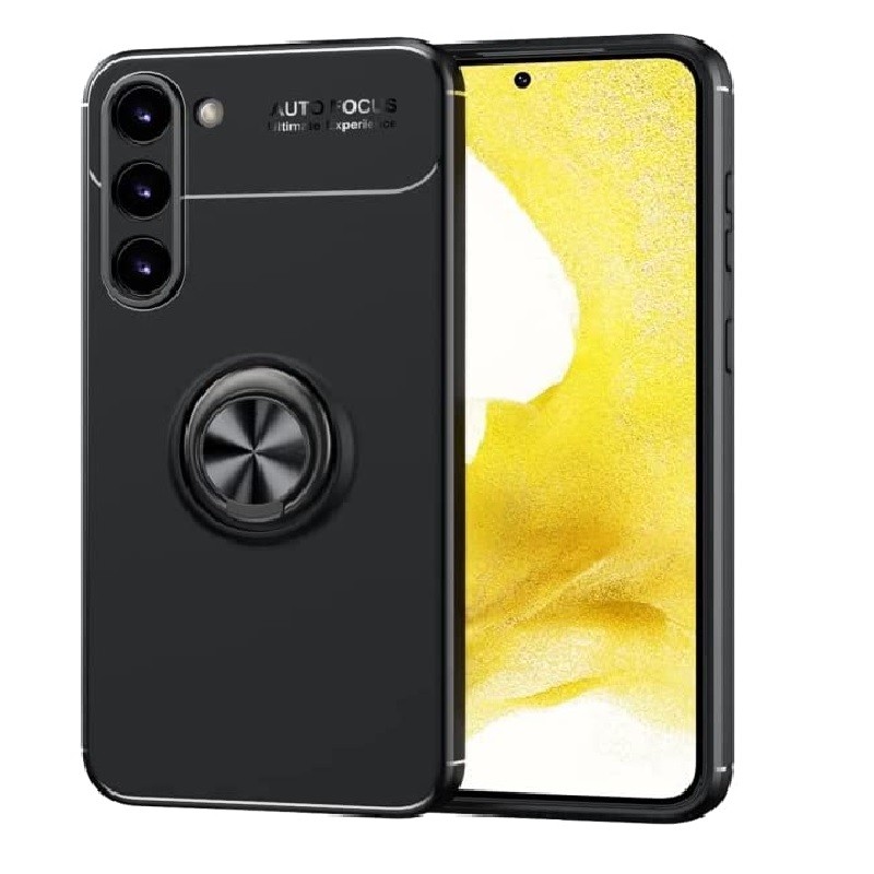 Θήκη Ancus AutoFocus Shock Proof με Ring Holder για Samsung SM-S916B Galaxy S23+ 5G Μαύρη | Θήκες - shopin.gr