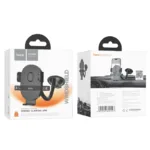 Βάση Στήριξης Αυτοκινήτου Hoco H20 Mighty One-Button για Παρμπρίζ Περιστρεφόμενη 360° Μαύρη 4.7"-7" | Βάσεις Στήριξης - shopin.gr