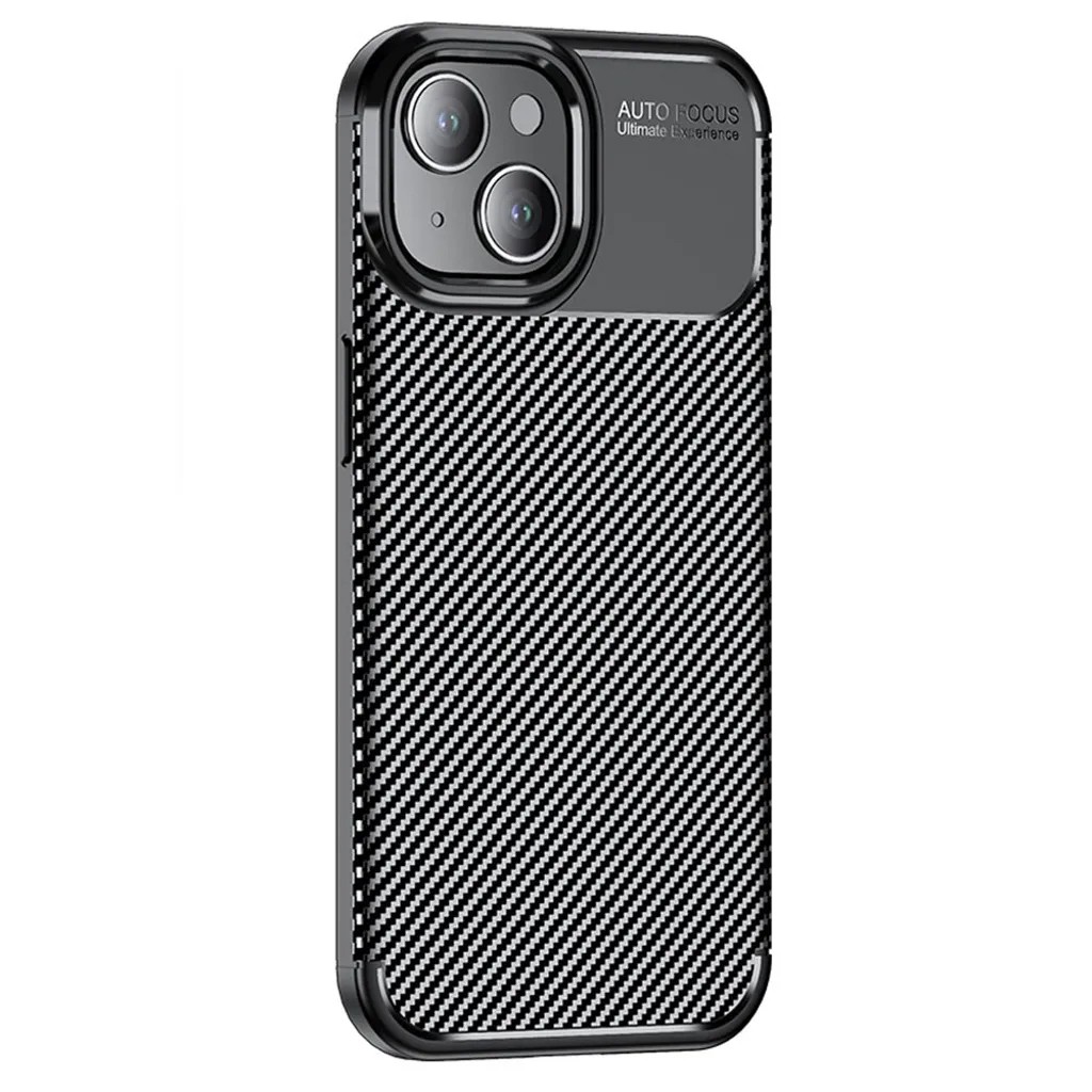 Θήκη Ancus AutoFocus Carbon Fiber για Apple iPhone 15 Plus Μαύρη | Θήκες - shopin.gr