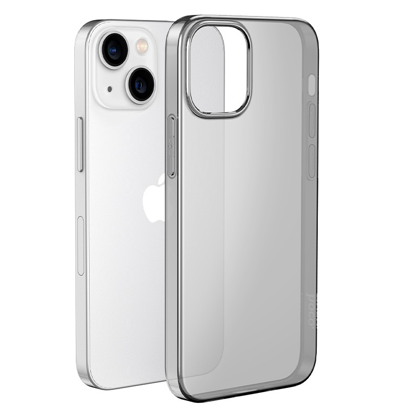 Θήκη Hoco TPU Light Series για Apple iPhone 15 Smoke | Θήκες - shopin.gr