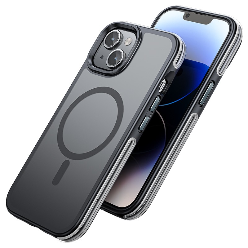 Θήκη Hoco Flexible Airbag 6m Anti-Fall Series MagSafe για Apple iPhone 15 Plus Μαύρη | Θήκες - shopin.gr
