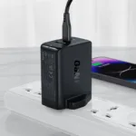 Φορτιστής Ταξιδίου Acefast A44 Fast Charging 2xUSB-C PD65W USB-A GaN Μαύρος με UK Plug | Φορτιστές - shopin.gr