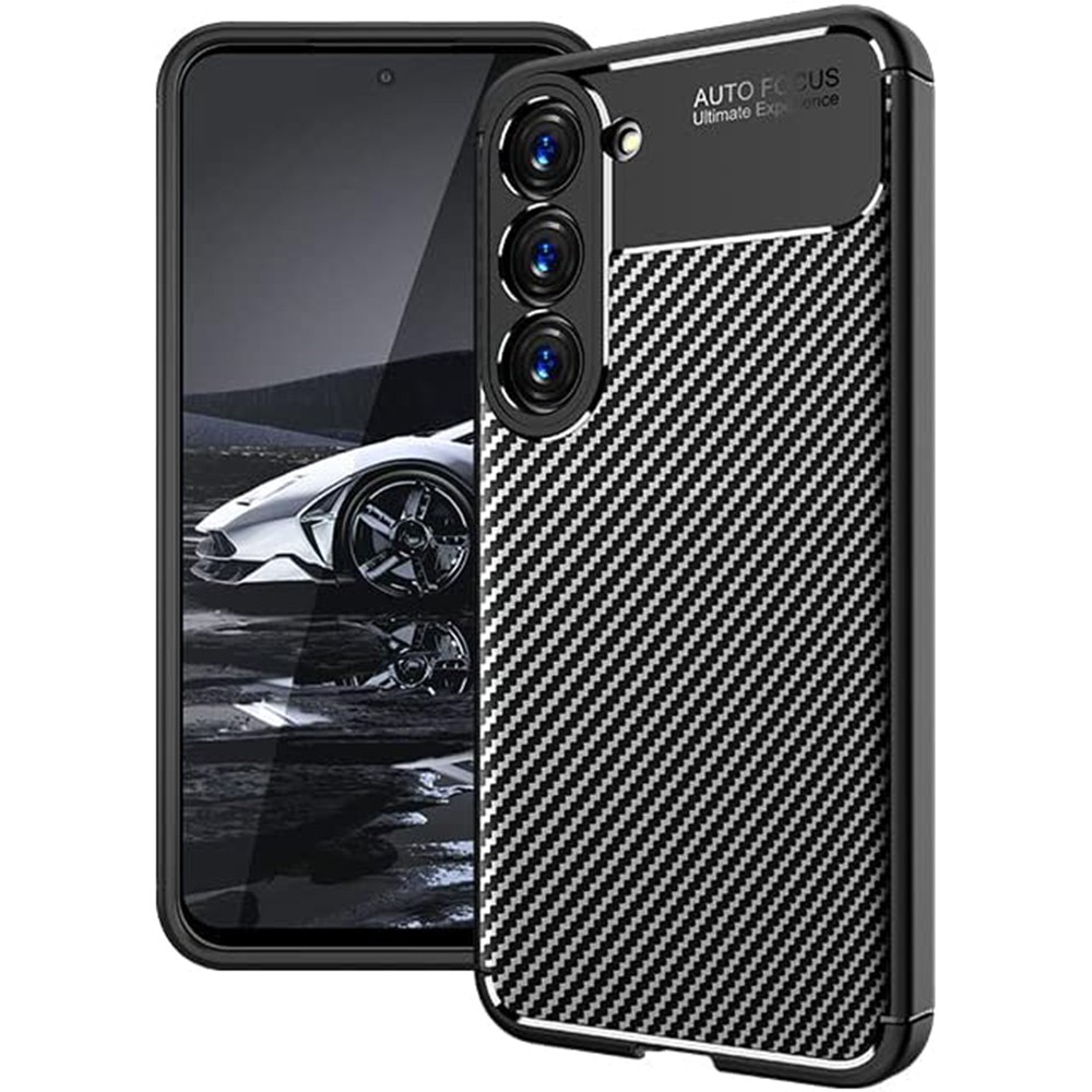Θήκη Ancus AutoFocus Carbon Fiber για Samsung SM-S911B Galaxy S23 5G Μαύρη | Θήκες - shopin.gr
