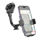 Βάση Στήριξης Αυτοκινήτου Hoco H27 Rock για Παρμπρίζ ή Κεντρική Κονσόλα Μαύρη και Γκρι 4.7"-7" | Βάσεις Στήριξης - shopin.gr