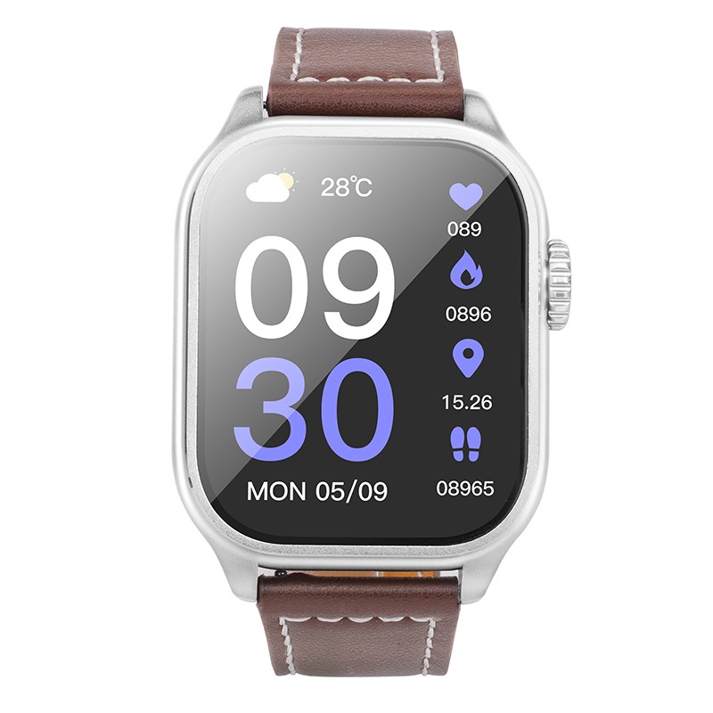 Smartwatch Hoco Y17 IP67 IPS Οθόνη 2.03" 300mAh V5.0 με Δυνατότητα Κλήσεων Ασημί | Smartwatches - shopin.gr